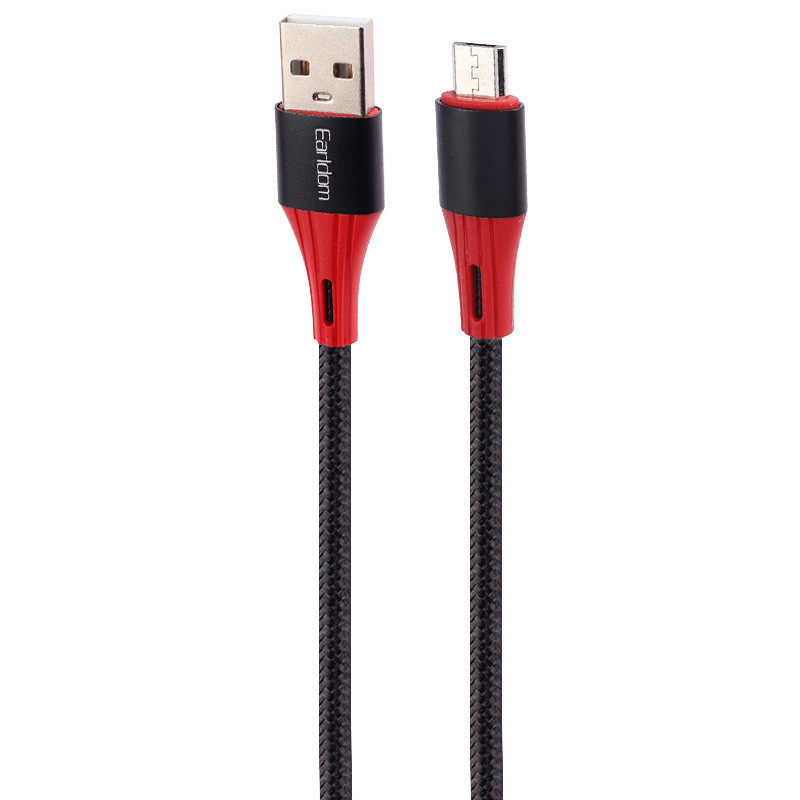 کابل میکرو یو اس بی فست شارژ Earldom EC-177M 2.4A 1m
