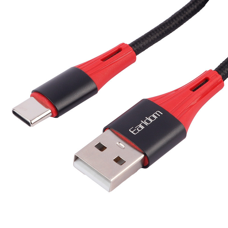 کابل تایپ سی فست شارژ Earldom EC-177C 2.4A 1m