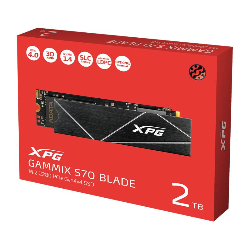 حافظه SSD ای دیتا ADATA XPG GAMMIX S70 Blade 2TB M.2