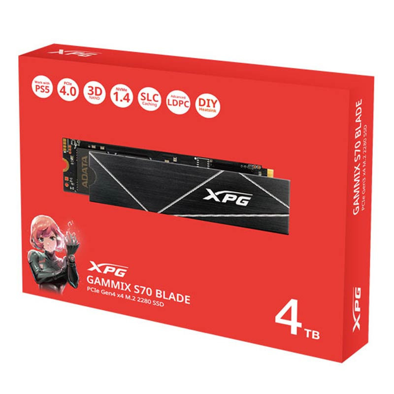 حافظه SSD ای دیتا ADATA XPG GAMMIX S70 Blade 4TB M.2