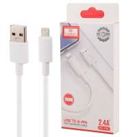 کابل آیفونی فست شارژ Earldom EC-176i 2.4A 1m