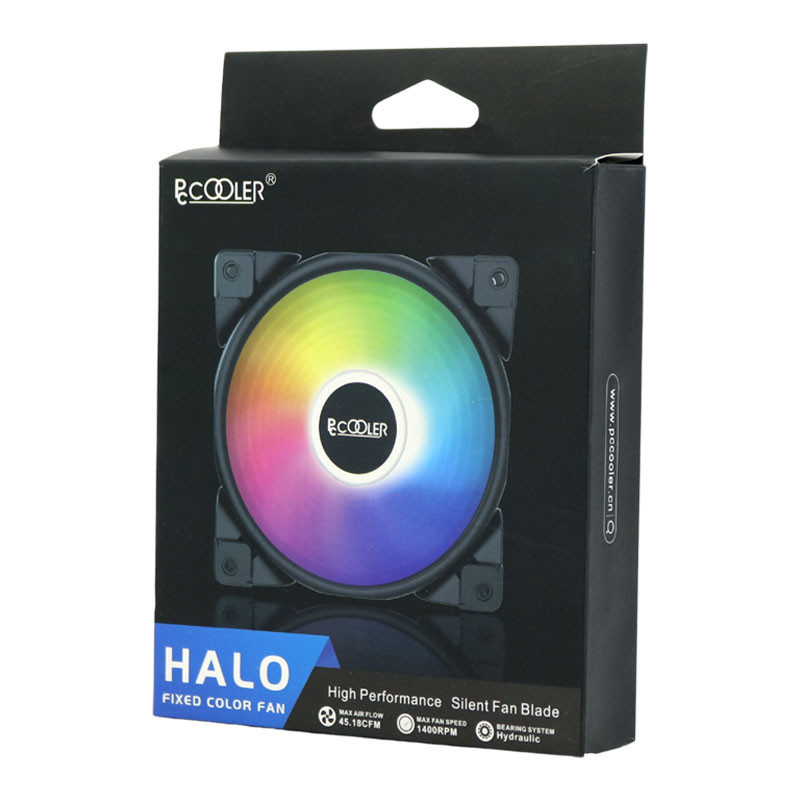 فن کیس پی سی کولر 12*12 PCcooler HALO RGB
