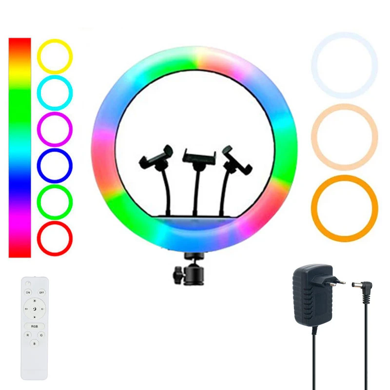 رینگ لایت "RGB LED 3D-45 17