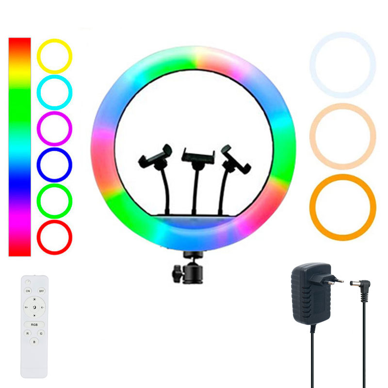 رینگ لایت "RGB LED 3D-45 17