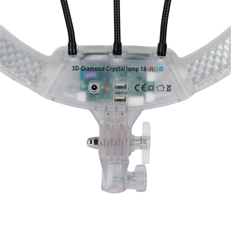 رینگ لایت "RGB LED 3D-45 17