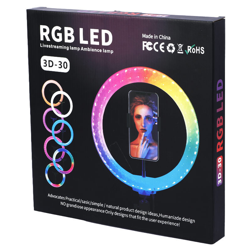 رینگ لایت "RGB LED 3D-30 11