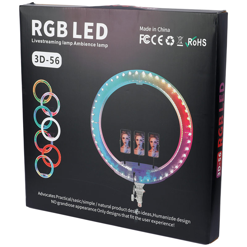 رینگ لایت "RGB LED 3D-56 22