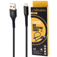 کابل آیفونی Sibraton S225i 2.1A 1.1m