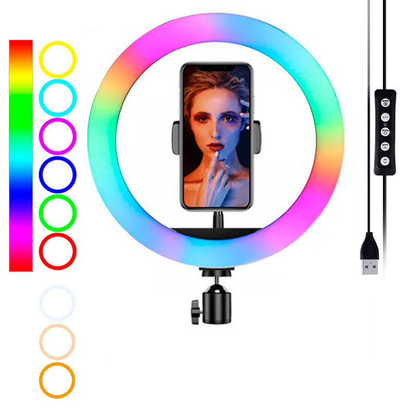 رینگ لایت "RGB LED 3D-33 12