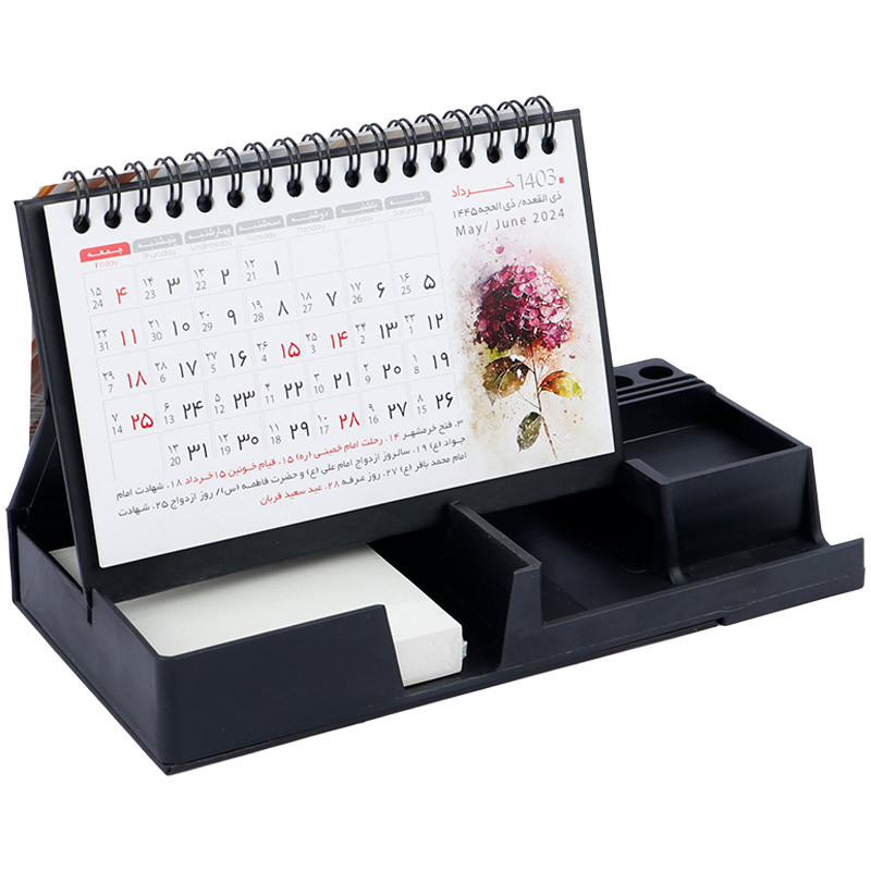تقویم رومیزی 1403 طرح نگین کد 200