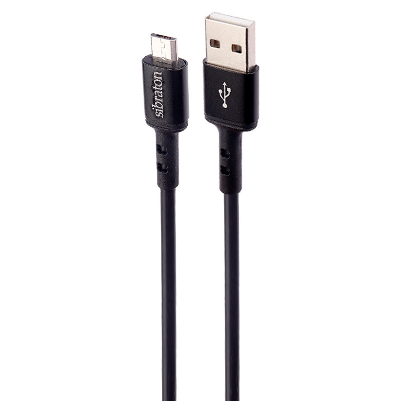کابل میکرو یو اس بی Sibraton S232A 2.1A 1.1m
