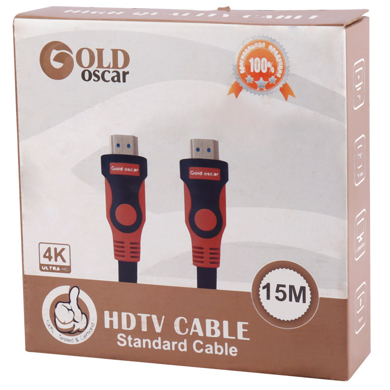 کابل Gold Oscar HDMI V2.0 4K 15m کد 1