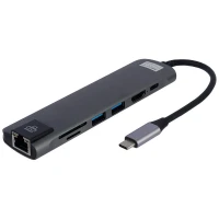 هاب 7 پورت Type-C کی نت K-MFCMS707