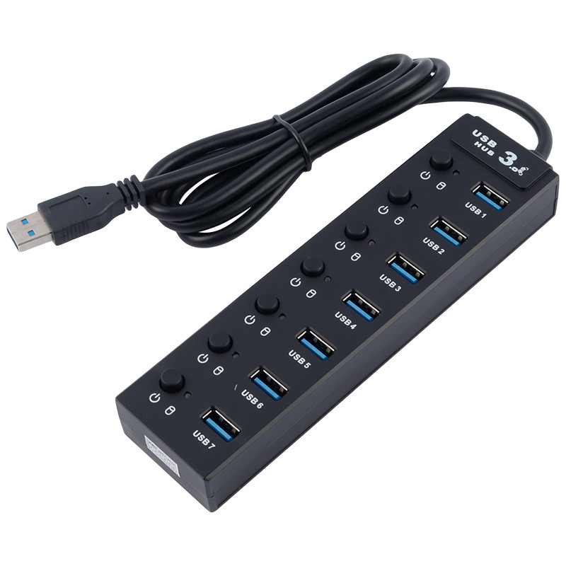هاب 7 پورت USB 3.0 کی نت H9 K-HUAMH907