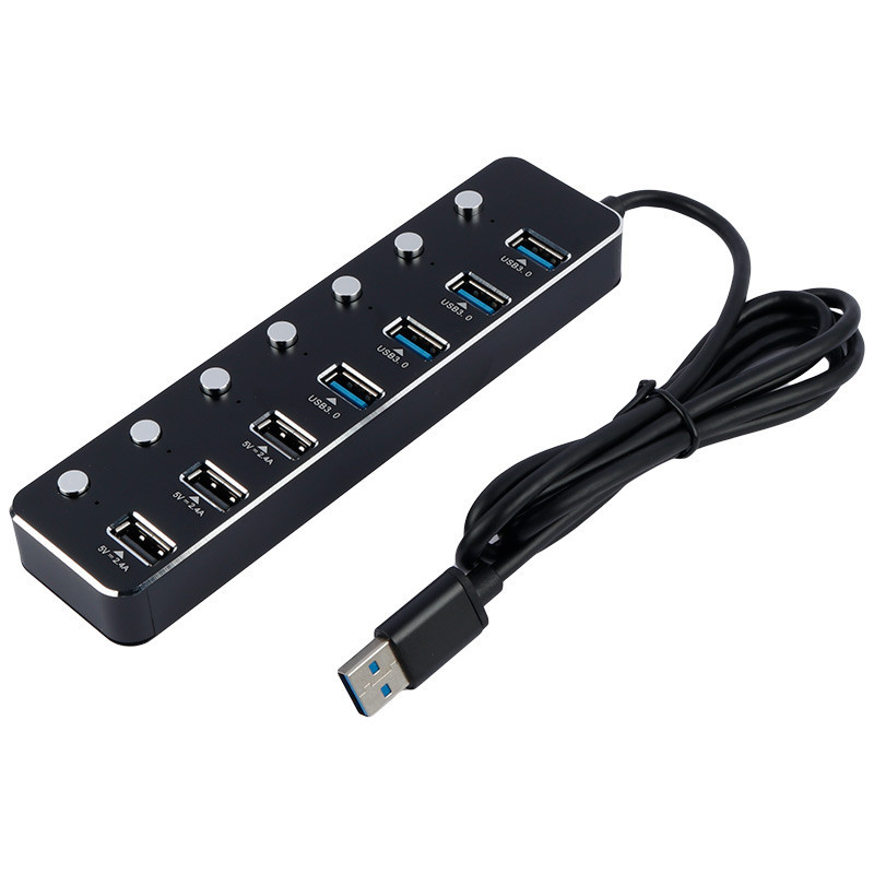 هاب 7 پورت USB 3.0 کی نت H10 K-HUAMH107