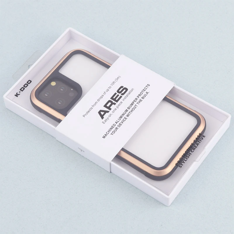 قاب ضد ضربه پشت شفاف K.doo Ares آیفون iPhone 12 / 12 Pro