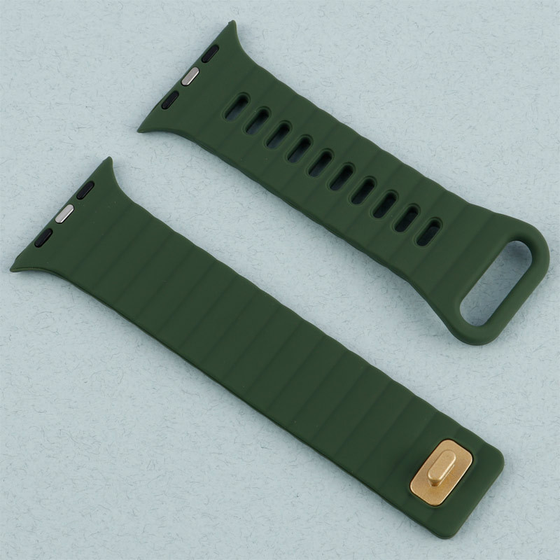 بند اپل واچ سیلیکونی طرح پافر Watch Band سایز 42/44/45/49 میلی متری