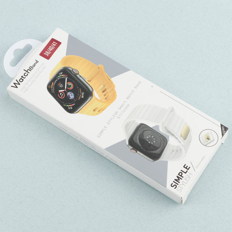 بند اپل واچ سیلیکونی طرح پافر Watch Band سایز 38/40/41 میلی متری
