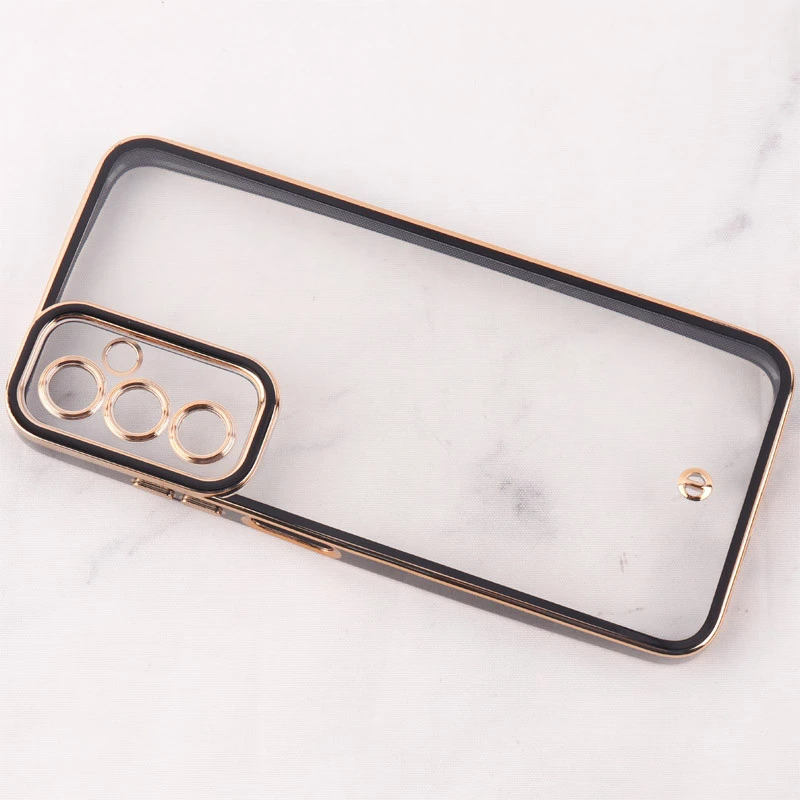 قاب شفاف دور رنگی Space محافظ لنزدار Samsung Galaxy A05s