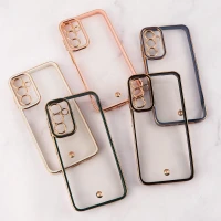 قاب Space سامسونگ Galaxy A15 دور رنگی محافظ لنزدار