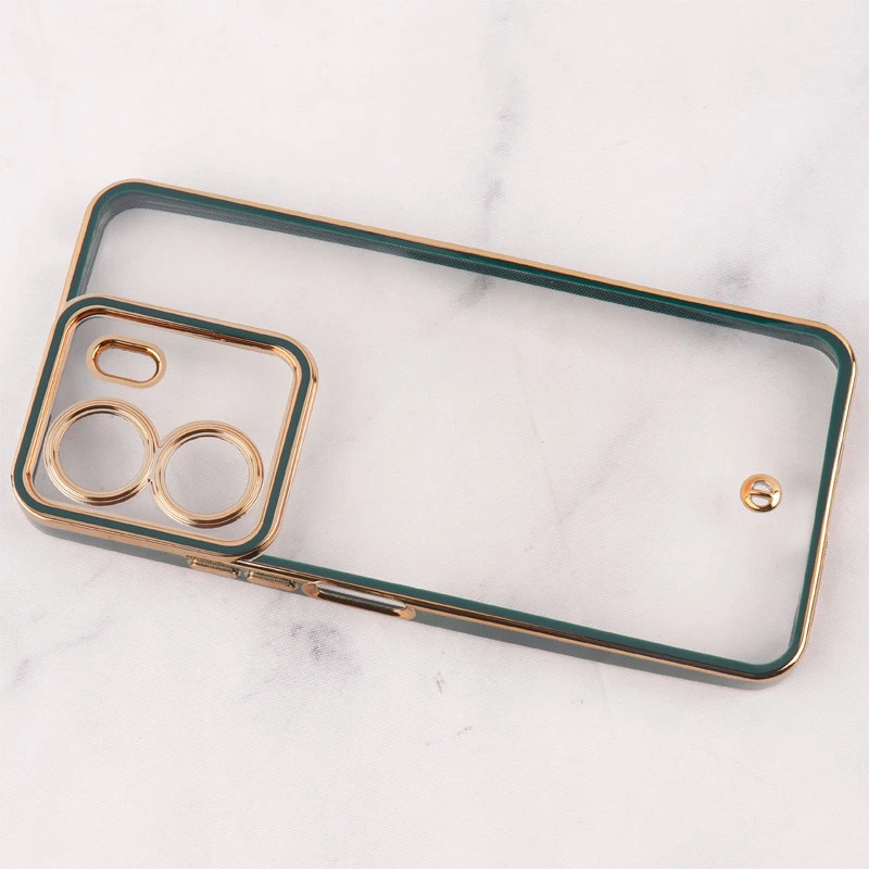 قاب شفاف دور رنگی Space محافظ لنزدار Xiaomi Redmi 13C