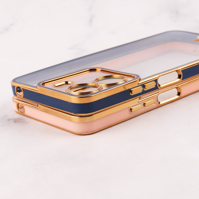 قاب شفاف دور رنگی Space محافظ لنزدار Xiaomi Redmi 13C