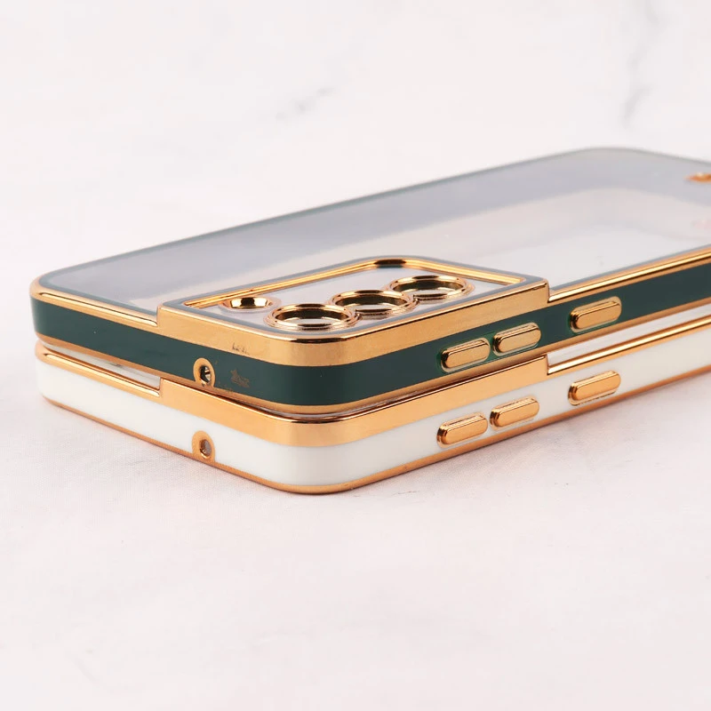 قاب شفاف دور رنگی Space محافظ لنزدار Samsung Galaxy S21 FE 5G