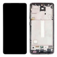 تاچ و ال سی دی اورجینال Samsung Galaxy A52 سرویس پک به همراه فریم