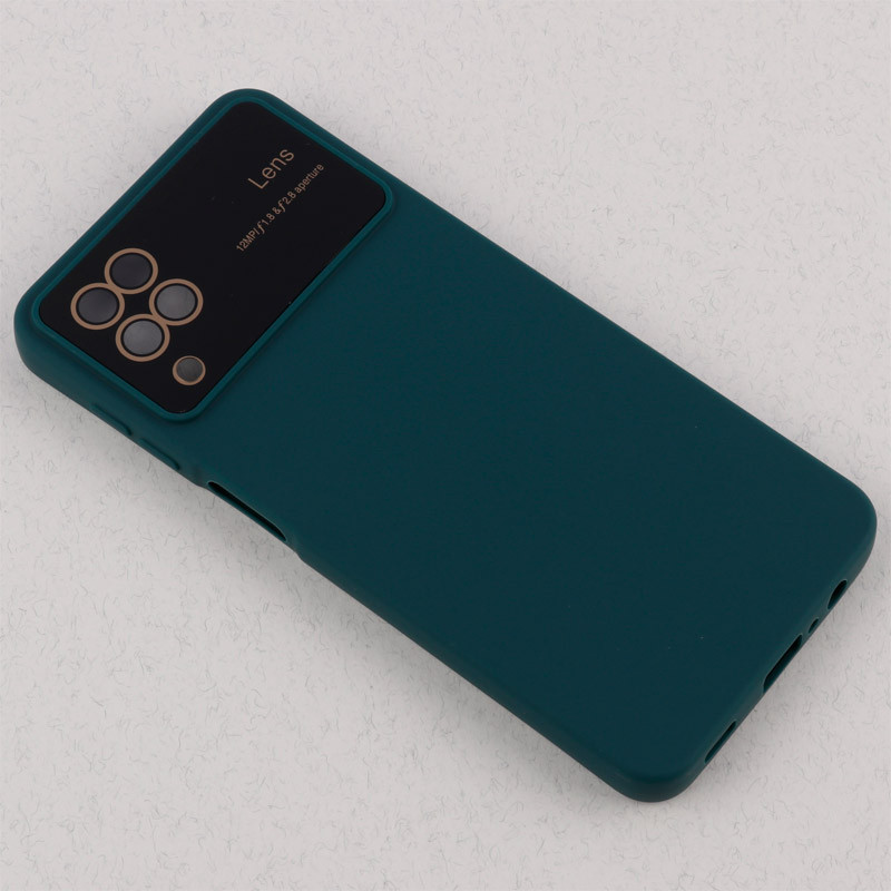 قاب سیلیکونی Lens Aperture محافظ لنزدار Samsung Galaxy A12 / M12
