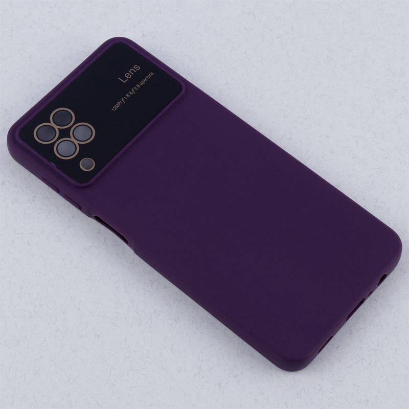 قاب سیلیکونی Lens Aperture محافظ لنزدار Samsung Galaxy A12 / M12