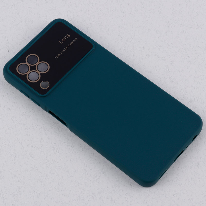 قاب سیلیکونی Lens Aperture محافظ لنزدار Samsung Galaxy A22 4G