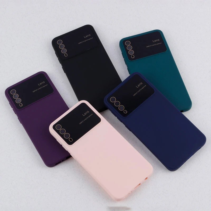 قاب سیلیکونی Lens Aperture محافظ لنزدار Samsung Galaxy A50