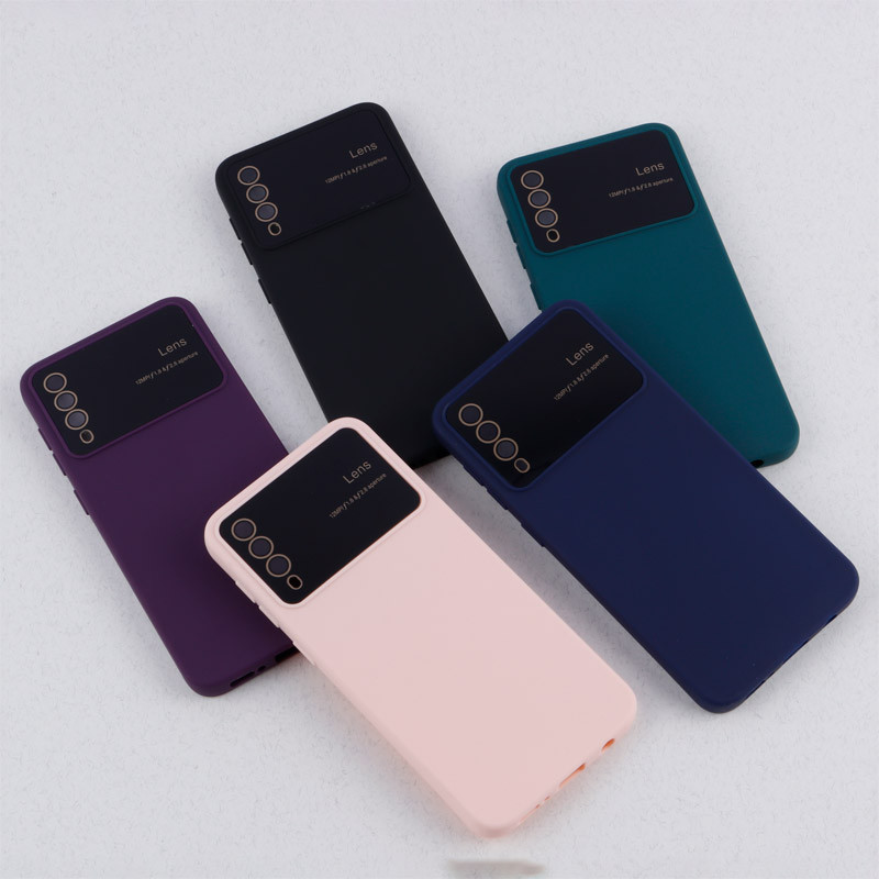قاب سیلیکونی Lens Aperture محافظ لنزدار Samsung Galaxy A50