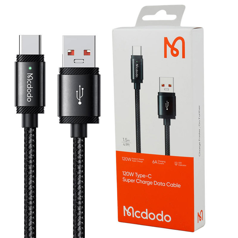 کابل تایپ سی فست شارژ Mcdodo CA-473 6A QC4.0 1.5m