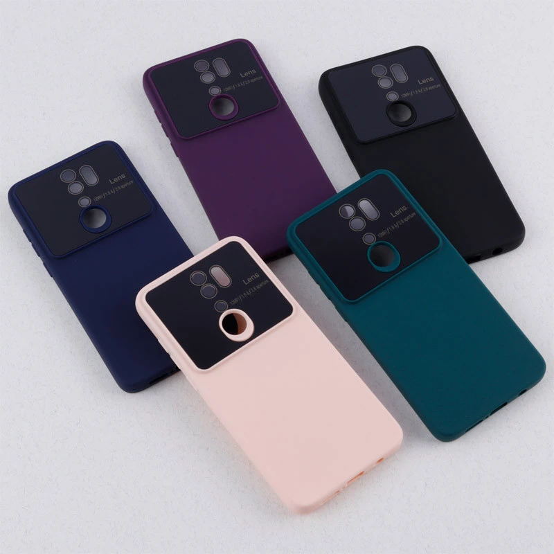 قاب سیلیکونی Lens Aperture محافظ لنزدار Xiaomi Redmi Note 8 Pro