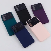 قاب سیلیکونی Lens Aperture محافظ لنزدار Samsung Galaxy S21 FE 5G