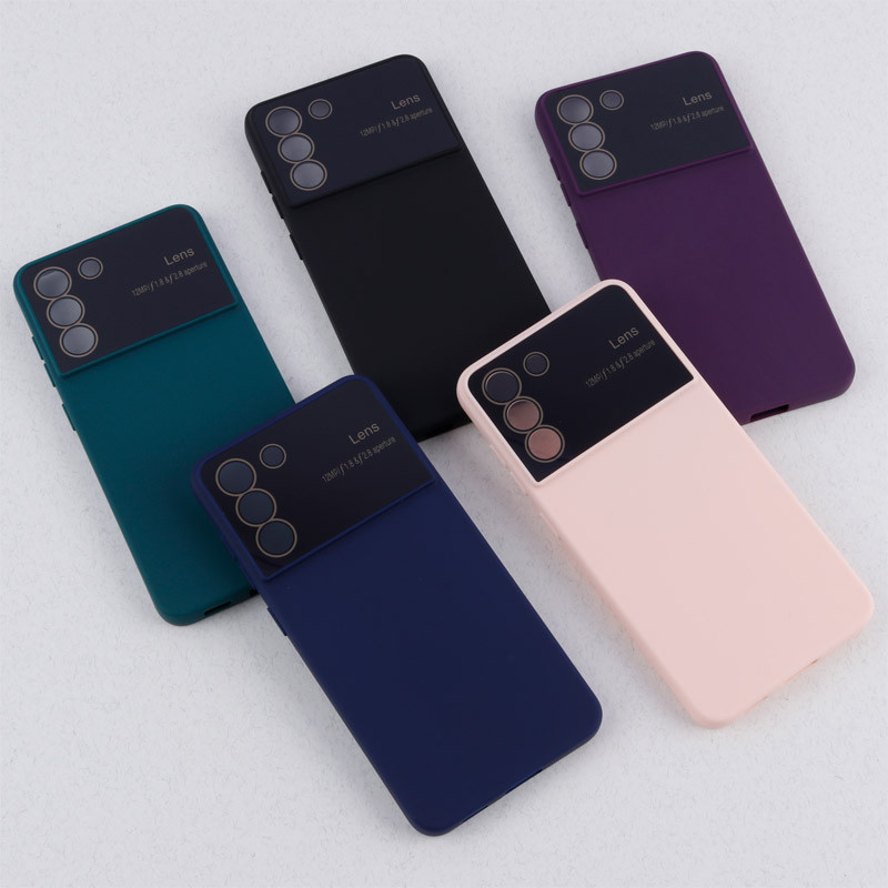 قاب سیلیکونی Lens Aperture محافظ لنزدار Samsung Galaxy S21 FE 5G