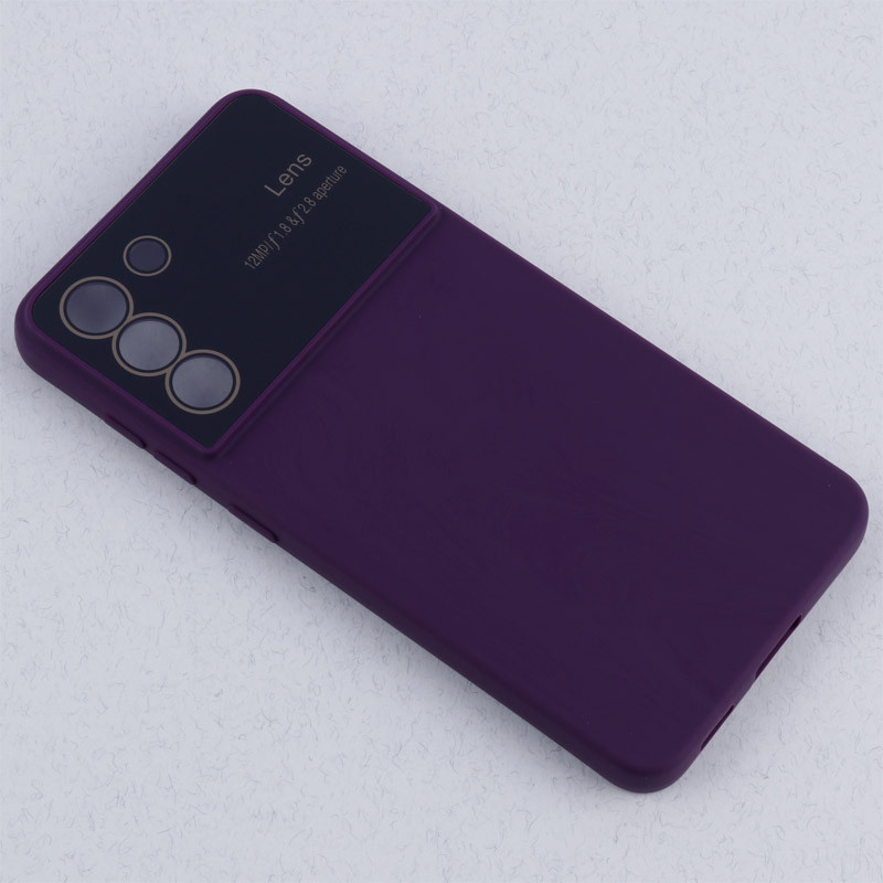 قاب سیلیکونی Lens Aperture محافظ لنزدار Samsung Galaxy S21 FE 5G