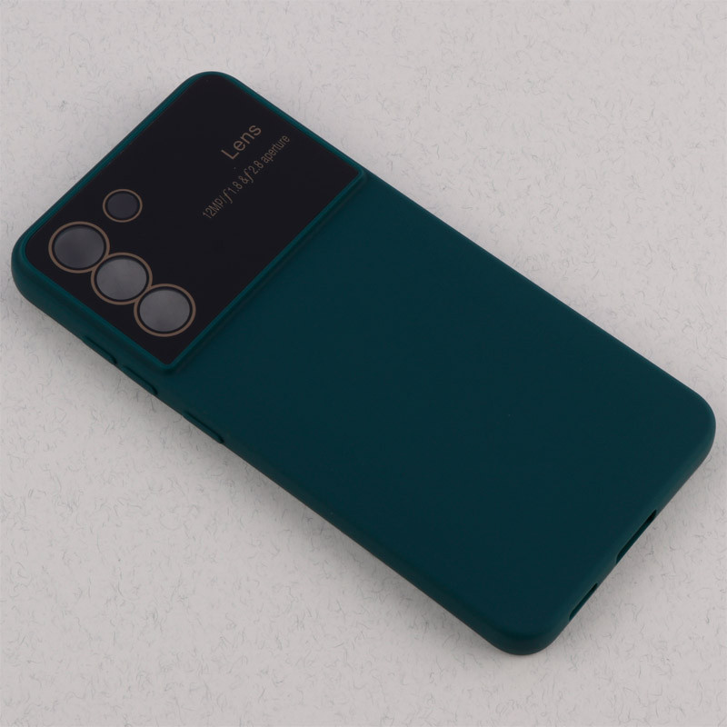 قاب سیلیکونی Lens Aperture محافظ لنزدار Samsung Galaxy S21 FE 5G