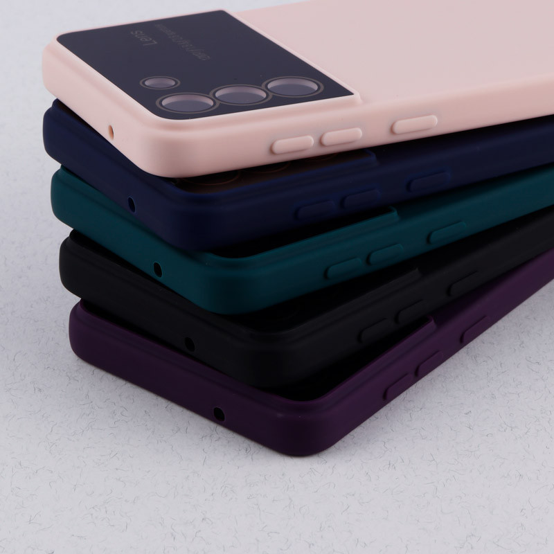قاب سیلیکونی Lens Aperture محافظ لنزدار Samsung Galaxy S21 FE 5G