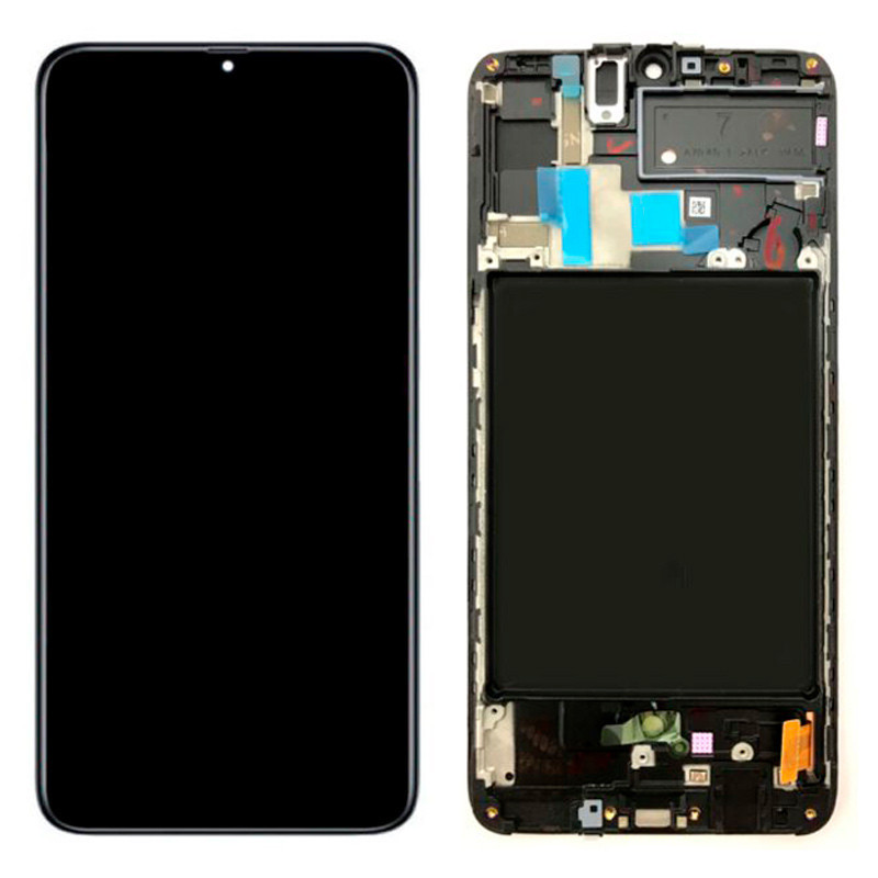 تاچ و ال سی دی اورجینال Samsung Galaxy A70 سرویس پک به همراه فریم