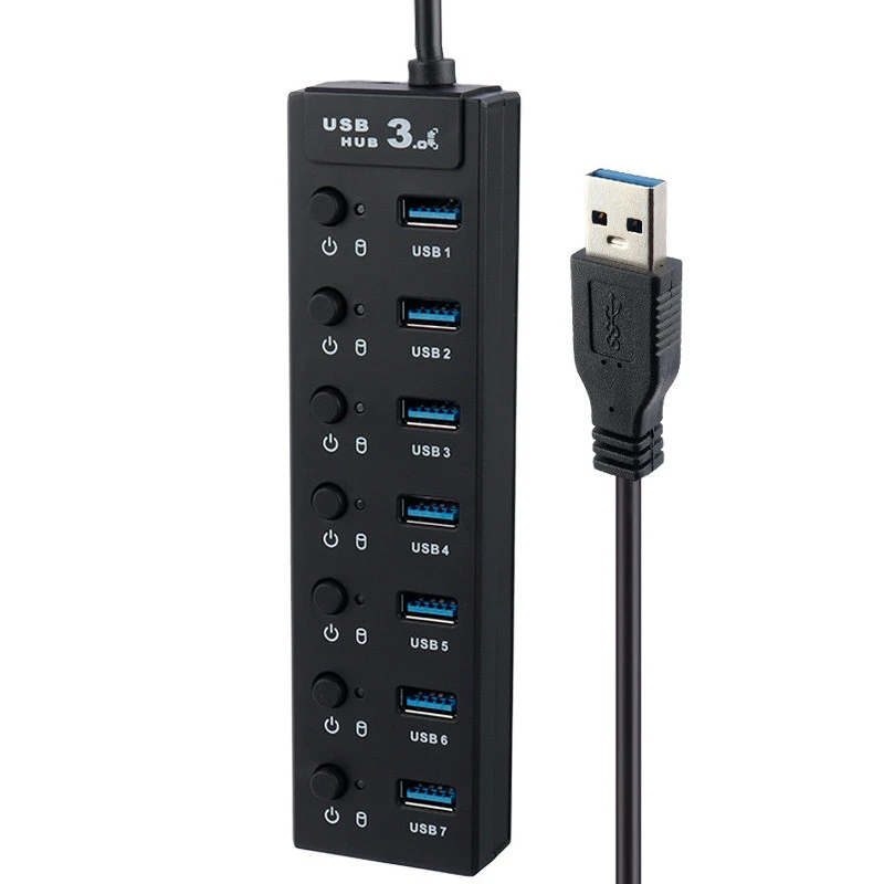 هاب 7 پورت USB 3.0 کی نت H9 K-HUAMH907