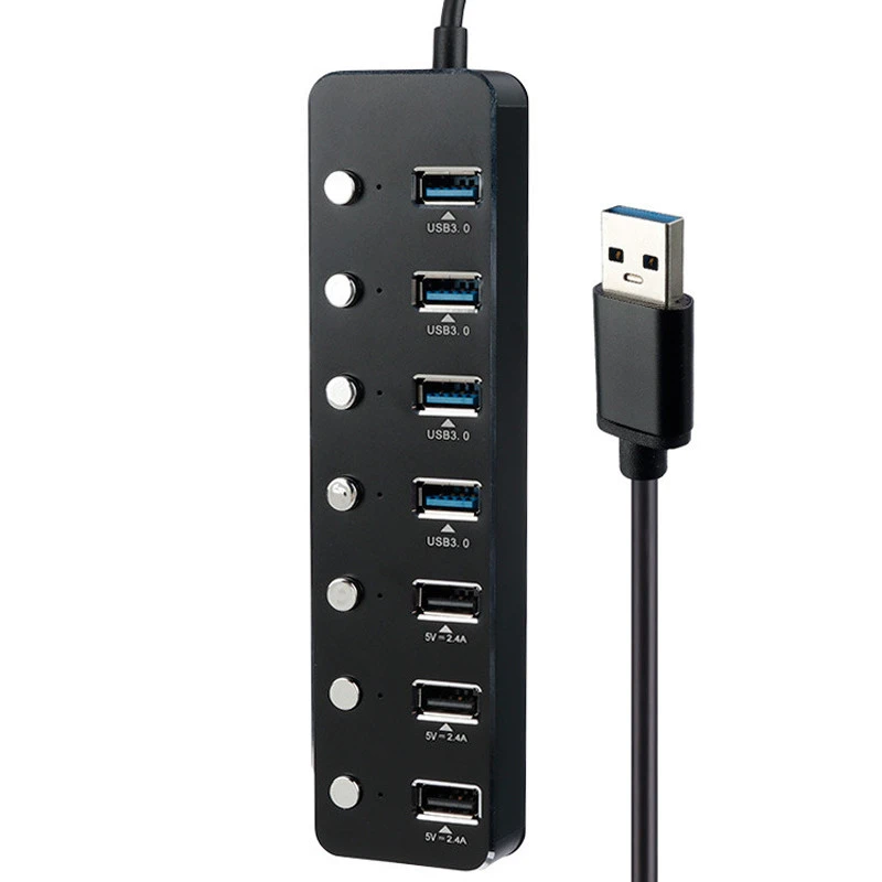 هاب 7 پورت USB 3.0 کی نت H10 K-HUAMH107