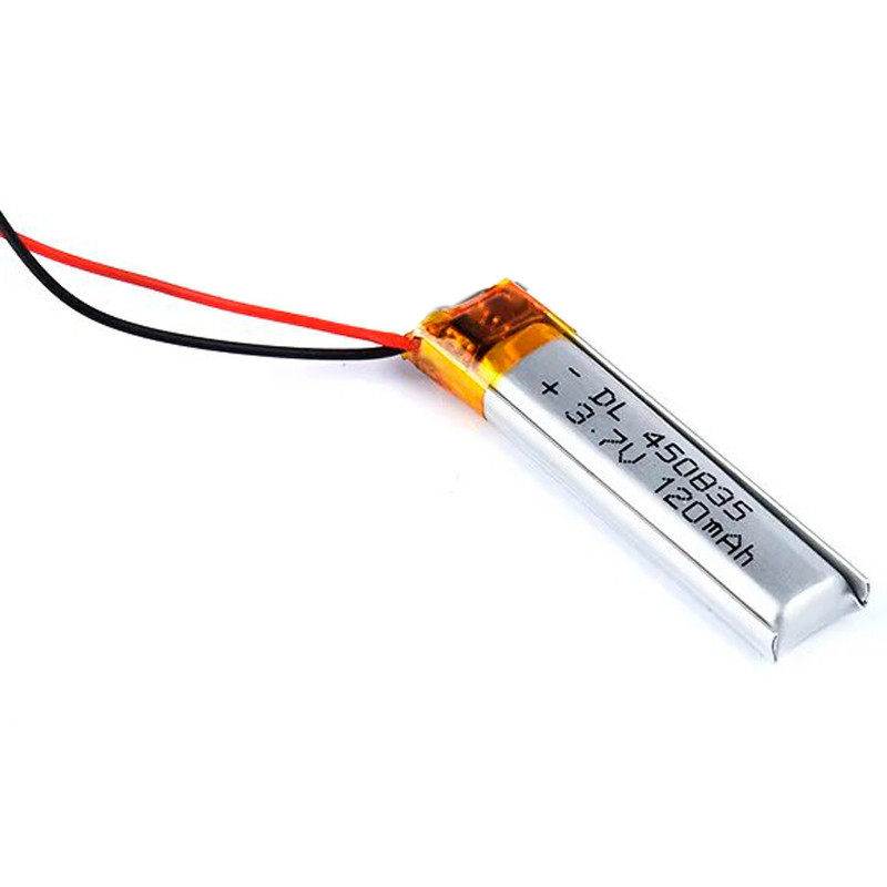 باتری لیتیوم 120mAh 45*8*35mm 450835