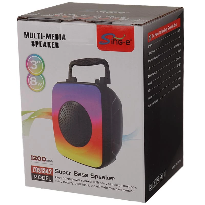 اسپیکر بلوتوثی رم و فلش خور Sing-E ZQS1342