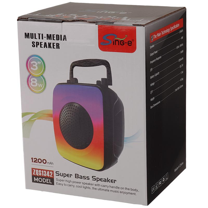 اسپیکر بلوتوثی رم و فلش خور Sing-E ZQS1342