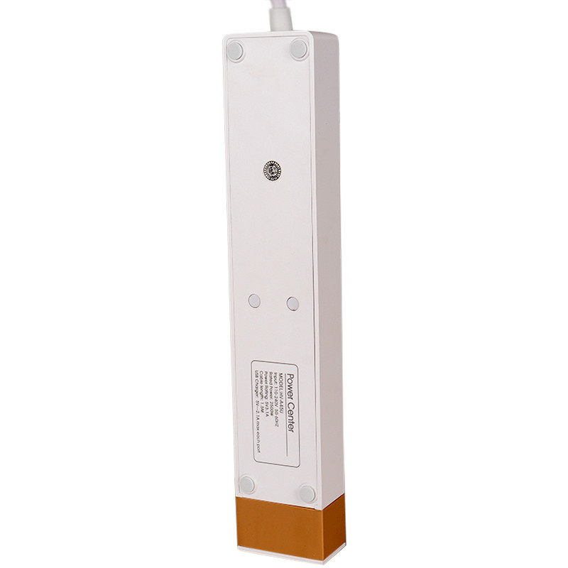 چند راهی ۳ خانه برق هویت HV-A45U با کابل 1.5 متری + شارژر USB