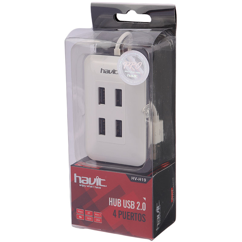 هاب 4 پورت USB 2.0 هویت HV-H19