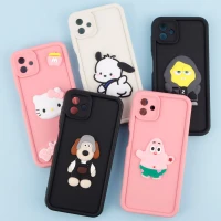 قاب سیلیکونی Fashion Case عروسک برجسته محافظ لنزدار Samsung Galaxy A04