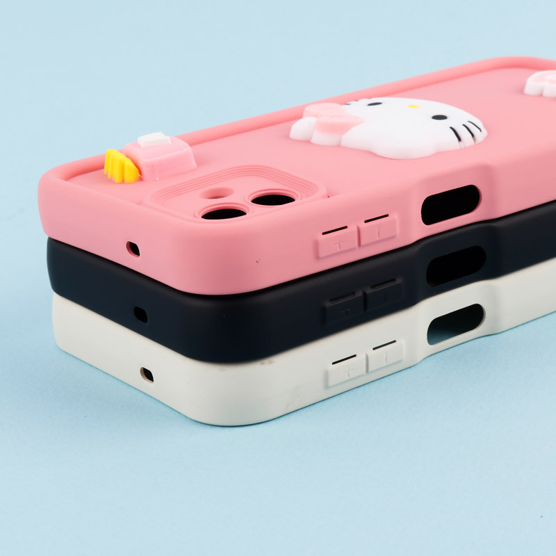قاب سیلیکونی Fashion Case عروسک برجسته محافظ لنزدار Samsung Galaxy A04